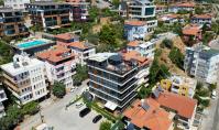 AL-1290-2, Sea view apartment (4 rooms, 2 bathrooms) with balcony and pool in Alanya Centre