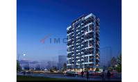 ME-111, New building apartment (3 rooms, 1 bathroom) with pool and balcony in Mersin Mezitli Akdeniz