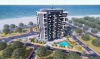 ME-111-2, New building property (4 rooms, 2 bathrooms) with pool and balcony in Mersin Mezitli Akdeniz