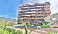 AL-1356-1, Tranquil Escape with Distant Sea View Spa Balcony Living in Alanya Ciplakli