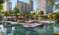 IS-4280-1, Distant view property (4 rooms, 2 bathrooms) with underground parking space and pool in Istanbul Kartal