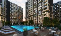 IS-4392-1, New building property (3 rooms, 2 bathrooms) with underground parking space and pool in Istanbul Kartal