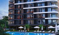 AL-1356-3, Tranquil Escape with Distant Sea View Spa Balcony Living in Alanya Ciplakli