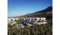 NO-756, Sea view real estate (3 rooms, 2 bathrooms) with mountain view and balcony in Northern Cyprus Yesiltepe
