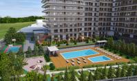 IS-4555-3, Sea view property (4 rooms, 2 bathrooms) with balcony and underground parking space in Istanbul Buyukcekmece