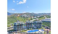 AL-1535, Distant view real estate with balcony and alarm system in Alanya Kargicak