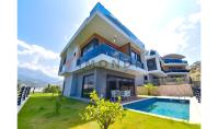 AL-1577, Exquisite Luxury Villa — Fully Furnished with Panoramic Sea & Mountain Views, Private Pool and Balcony in Alanya Kargıcak