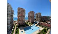 AL-1609, Apartment with Mediterranean Sea View, Balcony, Pool & Parking in Alanya Mahmutlar