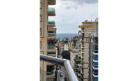 AL-1672, Sea View Property with Balcony and Pool in Alanya Mahmutlar