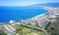 AL-724-4, Sea view property (2 rooms, 1 bathroom) near the beach with spa area in Alanya Kargicak
