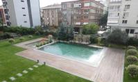 IS-5302, Distant View Property with Balcony and Underground Parking Space in Istanbul Kadikoy
