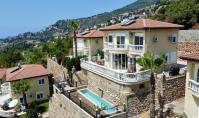 AL-1738, Sea View 250 m² Villa with Pool and Garden Terrace in Alanya Tepe – Suitable for Residence Permit