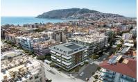 AL-1754, Furnished 45 m² 1+1 in Central Alanya – 250 m to the Beach, Full Facilities, Built 2022
