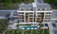 AL-1836-1, Brand-new apartment (3 rooms, 1 bathroom) near the sea with pool in Alanya Kargicak