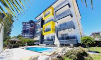 AL-1876, Furnished 1+1 Apartment (63 m²) on the Raised Ground Floor with Pool, Sauna and Gym, 1.5 km to the Sea – Avsallar, Built 2022