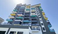 AL-1888, Unfurnished 1+1 Apartment (50 m²), 2023 Build, on the 2nd Floor with Balcony, Sea and City Views, Pool with Water Slides and Gym – Avsallar