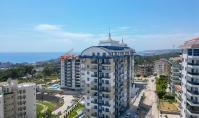AL-1894, Residence-Permit-Ready 47 m² 1+1 with Indoor Pool, Hamam and Sauna in Avsallar, 450 m to the Sea