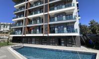 AL-1915, Sea-View Corner Apartment with Two Balconies – 80 m² 2+1 with Jacuzzi and Sauna in the Complex, Avsallar