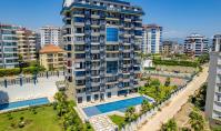AL-1920, Sea-View Balcony, 9th Floor – Furnished 90 m² 2+1 with Indoor Pool and Hamam, 500 m to the Beach, Avsallar