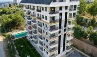 AL-1934, Hamam and Steam Room in a 2025 Complex – 110 m² 2+1 with Two Balconies and Pool Views, Avsallar