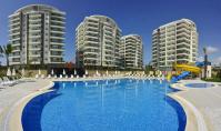 AL-1935, Top-Floor Terrace Duplex, Fully Furnished – 120 m² 2+1 with Sea Views in an Aqua Park Complex, Avsallar