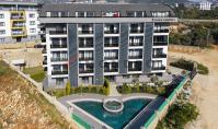 AL-1979, South-Facing 2025 Building with Jacuzzi Pool, Sauna and Gym – Unfurnished 54 m² 1+1 on the 3rd Floor, Oba