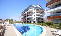 AL-1994, Pool-Facing Balcony and Indoor Pool – Furnished 75 m² 1+1 with Hamam, Gym and Tourist Residence Permit, Oba