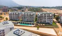 AL-2008, Sunset Sea and Mountain Views – Furnished 90 m² 2+1 with Two Bathrooms, Squash, Sauna and Cinema, Oba