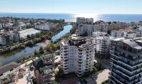 AL-2099, Roof Terrace with River and Mountain Views – Furnished 275 m² 4+1 Duplex, 200 m to the Sea, Tosmur