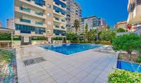 AL-2151, Garden Pool Complex – Furnished 110 m² 2+1 on the 6th Floor with Two Balconies and Open Living Area, Mahmutlar