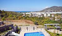 AL-2181, Water-Slide Pool, Hamam and Sauna – Furnished 55 m² 1+1 with Pool-View Balcony, Demirtaş