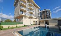 AL-2182, Just 300 m from the Beach – Furnished 60 m² 1+1 with Indoor Pool, Sauna and Underfloor Heating, Kargıcak