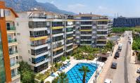 AL-2184, Sea and Pool Views from a Glazed Balcony – Furnished 60 m² 1+1, 150 m to the Beach, Kestel
