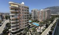 AL-2197, 300 m to the Sea – Furnished 110 m² 2+1 with Three Balconies, Pool and Sauna, Residence Permit, Mahmutlar