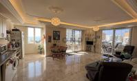 AL-2216, Glazed Sea-View Balconies – Furnished 125 m² 2+1 on the 8th Floor with Pool, 300 m to the Beach, Mahmutlar