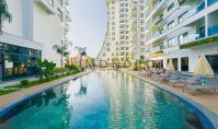 AL-2241, Cinema, Indoor Pool and Hamam Complex – Unfurnished 55 m² 1+1 on the 7th Floor, South-Facing, Mahmutlar