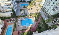 AL-2270, Just 350 m to the Beach: Furnished 115 m² 2+1 with Glazed Balcony, Pool View and Gym, Mahmutlar