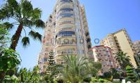 AL-2283, Glazed Corner Balcony Over the Pool: Furnished 125 m² 2+1 with Sauna and Tennis Court, Mahmutlar