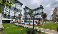 AL-2291, Spa, Tennis and Basketball Complex: Furnished 50 m² 1+1 Corner Apartment on the 5th Floor, Mahmutlar