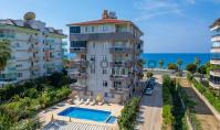 AL-2297, Right on the Beach: Furnished 60 m² 1+1 on the 3rd Floor with Two Balconies and Sea Views, Kestel