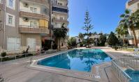 AL-2332, Sea-View Balconies Just 50 m from the Shore: Furnished 115 m² 2+1 with Pool and 2 Baths, Mahmutlar