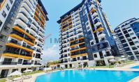 AL-2395, Aqua Park and Indoor Pool Complex: Brand-New 60 m² 1+1 on the 5th Floor, 600 m to the Sea, Mahmutlar