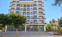 AL-2439, Castle and Sea Views from the 6th Floor: Brand-New 50 m² 1+1 in Cleopatra, Alanya Centre – Pool and Parking